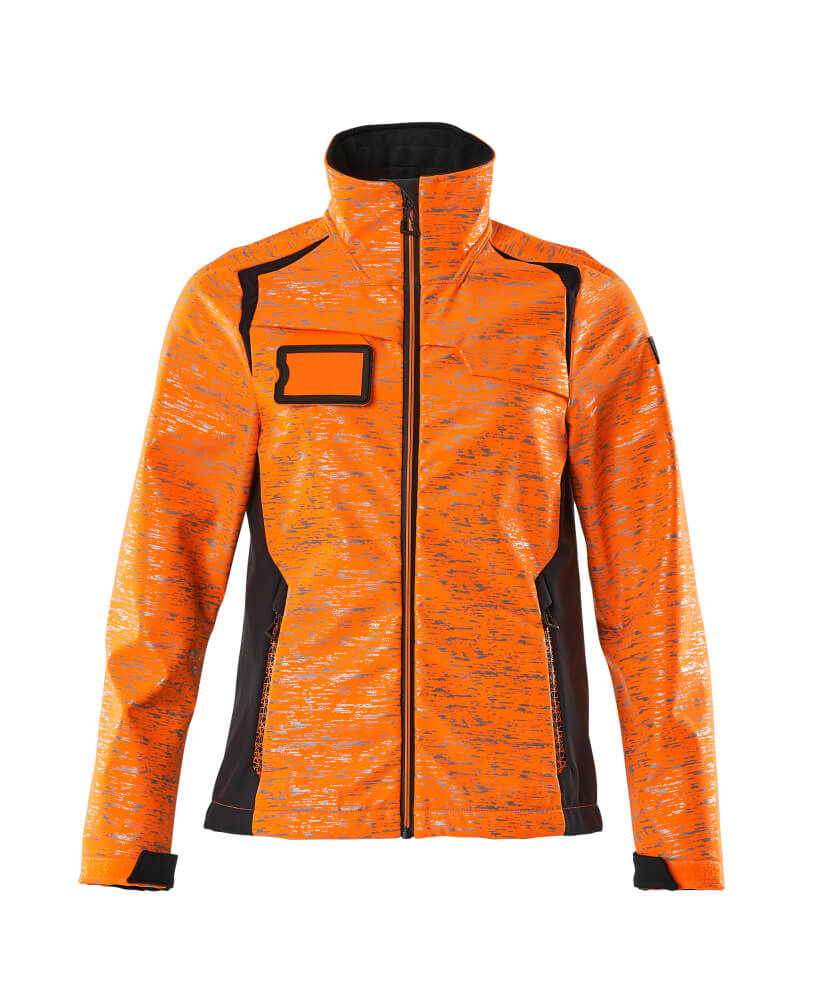 Mascot Soft Shell Jacke Accelerate safe Hi-vis Orange/Schwarzblau