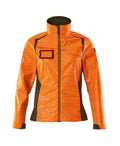 Mascot Soft Shell Jacke Accelerate safe Hi-vis Orange/Moosgrün