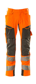 Mascot Hose mit Knietaschen Accelerate safe Hi-vis Orange/Dunkelanthrazit