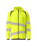 Mascot Kapuzensweatshirt mit Reißverschluss Accelerate safe Hi-vis Gelb/Schwarz