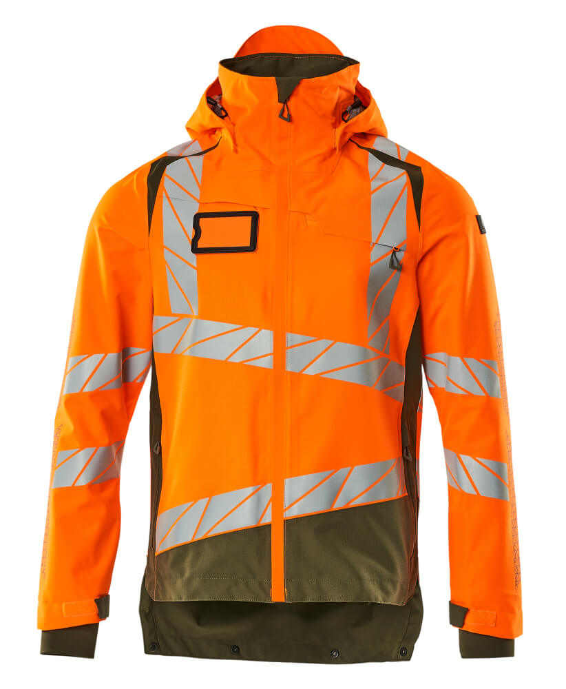 Mascot Hard Shell Jacke Accelerate safe Hi-vis Orange/Moosgrün