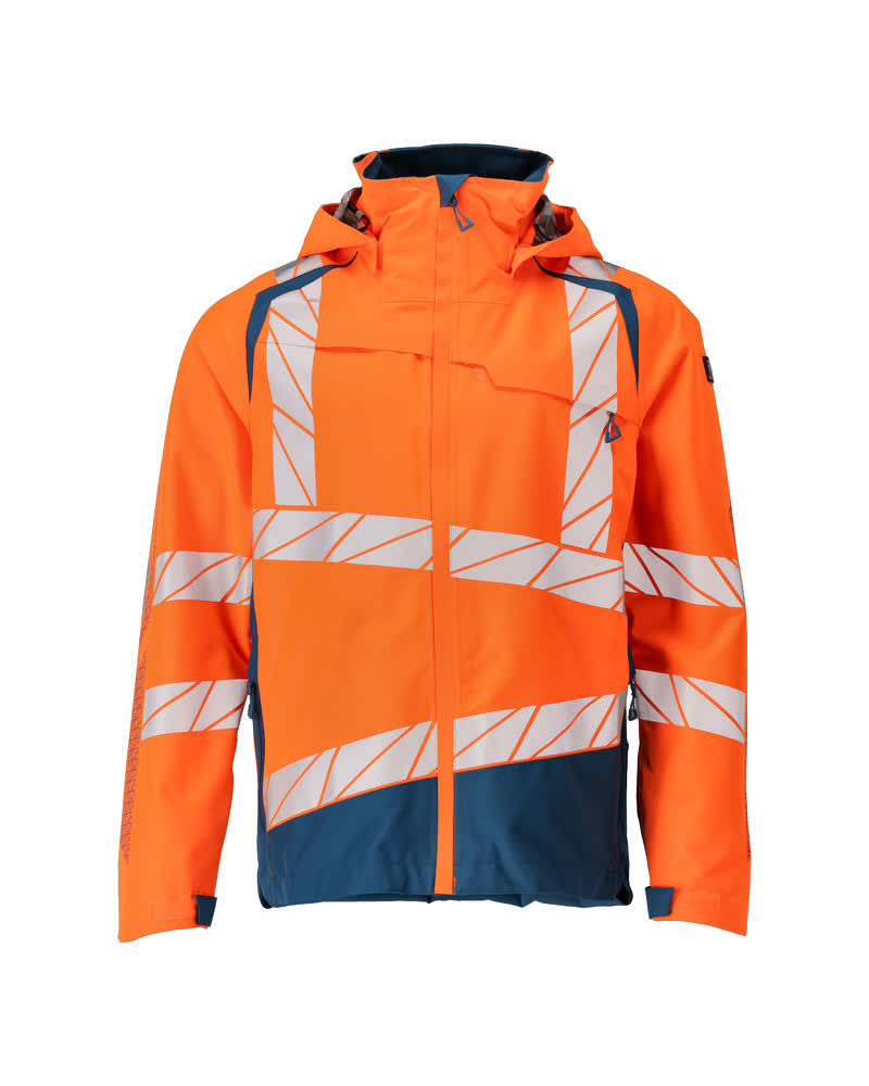Mascot Hard Shell Jacke Accelerate safe Hi-vis Orange/Dunkelpetroleum