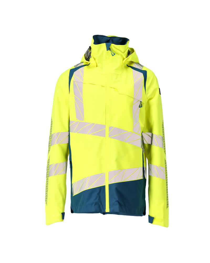 Mascot Hard Shell Jacke Accelerate safe Hi-vis Gelb/Dunkelpetroleum
