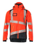 Mascot Hard Shell Jacke Accelerate safe Hi-vis Rot/Schwarzblau