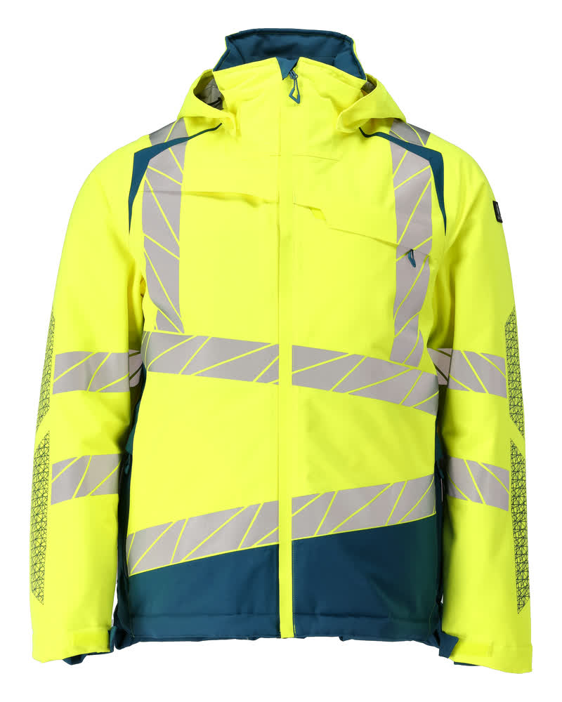 Mascot Winterjacke Accelerate safe Hi-vis Gelb/Dunkelpetroleum