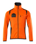 Mascot Fleecepullover mit Reißverschluss Accelerate safe Hi-vis Orange/Schwarzblau