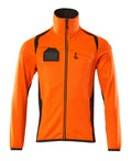 Mascot Fleecepullover mit Reißverschluss Accelerate safe Hi-vis Orange/Dunkelanthrazit