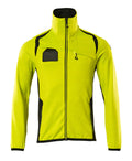 Mascot Fleecepullover mit Reißverschluss Accelerate safe Hi-vis Gelb/Schwarz