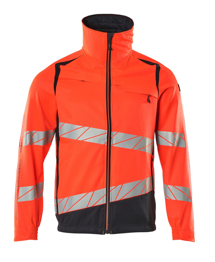 Mascot Jacke Accelerate safe Hi-vis Rot/Schwarzblau