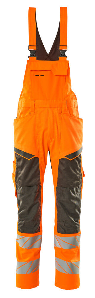 Mascot Latzhose mit Knietaschen Accelerate safe Hi-vis Orange/Dunkelanthrazit