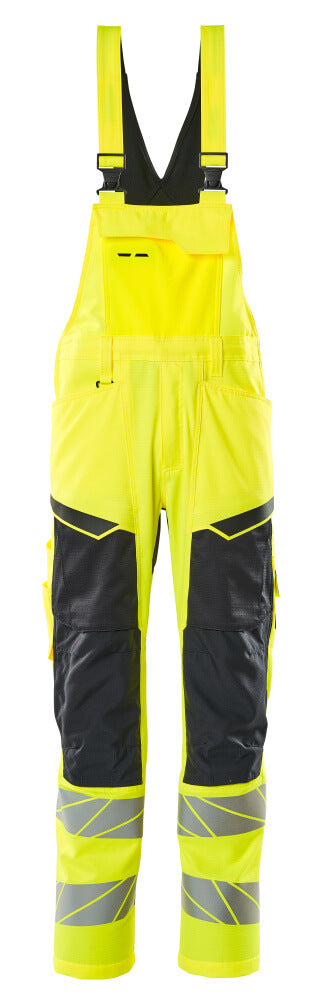 Mascot Latzhose mit Knietaschen Accelerate safe Hi-vis Gelb/Schwarzblau