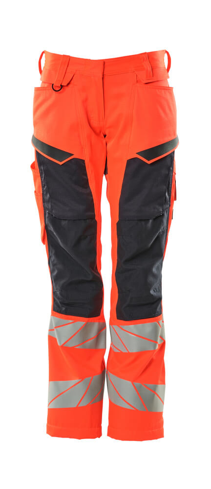 Mascot Hose mit Knietaschen Accelerate safe Hi-vis Rot/Schwarzblau