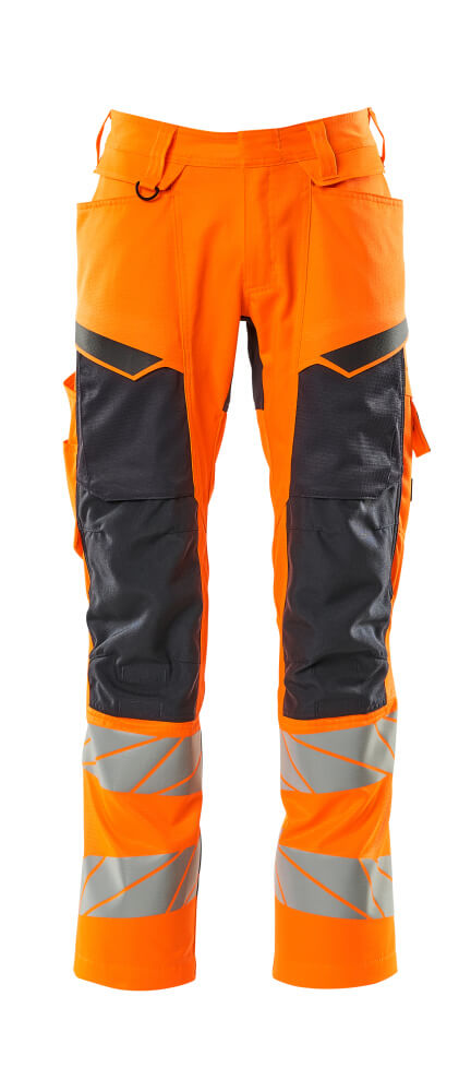 Mascot Hose mit Knietaschen Accelerate safe Hi-vis Orange/Schwarzblau