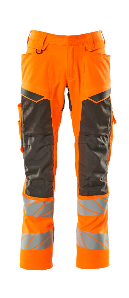 Mascot Hose mit Knietaschen Accelerate safe Hi-vis Orange/Dunkelanthrazit