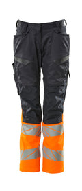 Mascot Hose mit Knietaschen Accelerate safe Schwarzblau/Hi-vis Orange