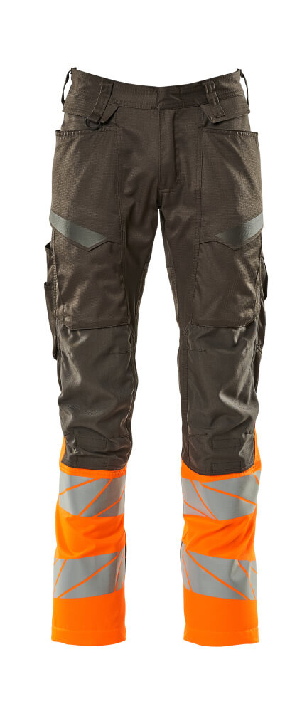Mascot Hose mit Knietaschen Accelerate safe Dunkelanthrazit/Hi-vis Orange