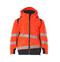 Mascot Hard Shell Jacke für Kinder Accelerate safe Hi-vis Rot/Schwarzblau