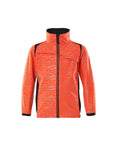 Mascot Soft Shell Jacke für Kinder Accelerate safe Hi-vis Rot/Schwarzblau