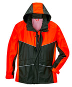 PU-Regenjacke Müritz oliv/orange