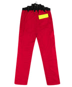 Woodcreek Schnittschutz-Bundhose Basic rot/schwarz/gelb