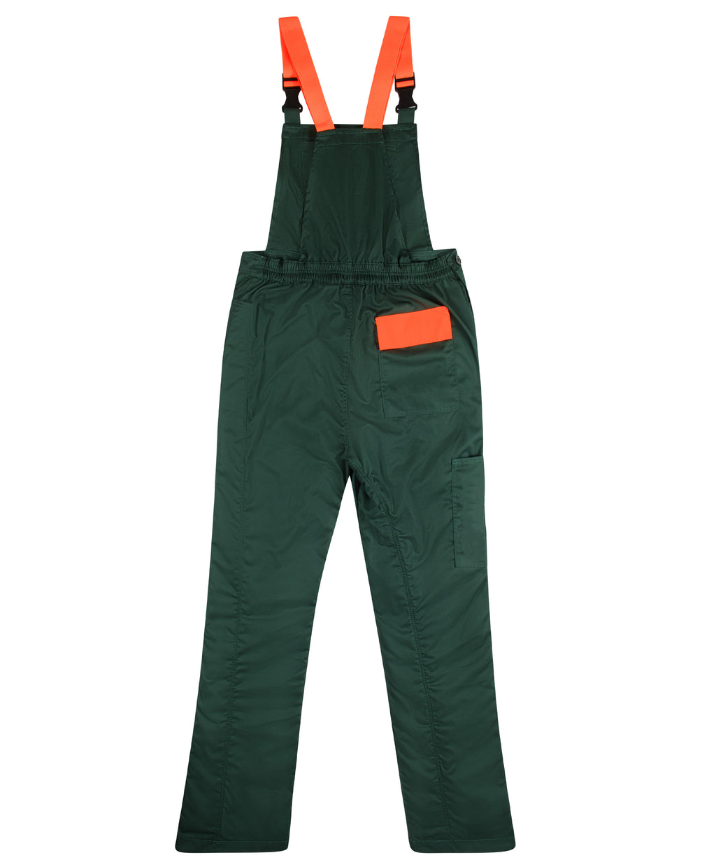 Woodcreek Schnittschutz-Latzhose Basic grün/orange