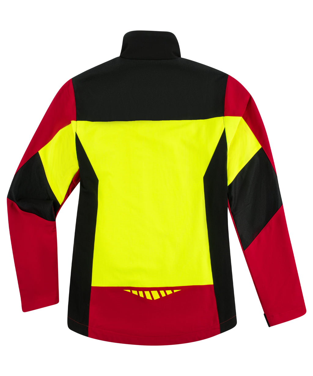 Woodcreek Forstjacke rot/schwarz/gelb