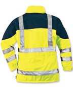 Warnschutz-Parka Safety Plus gelb/navy