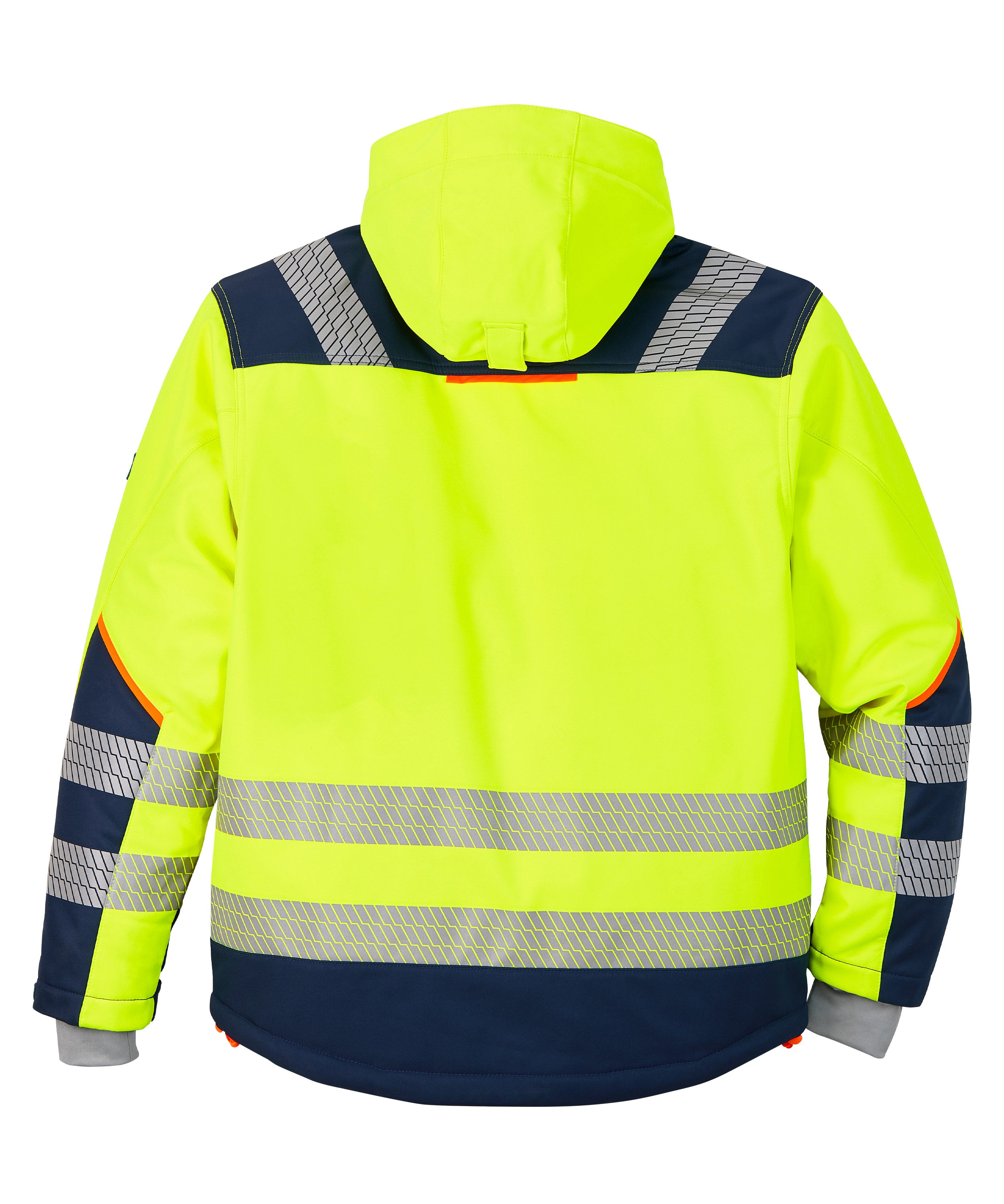 Warnschutz-Thermosoftshelljacke Safeness gelb/navy
