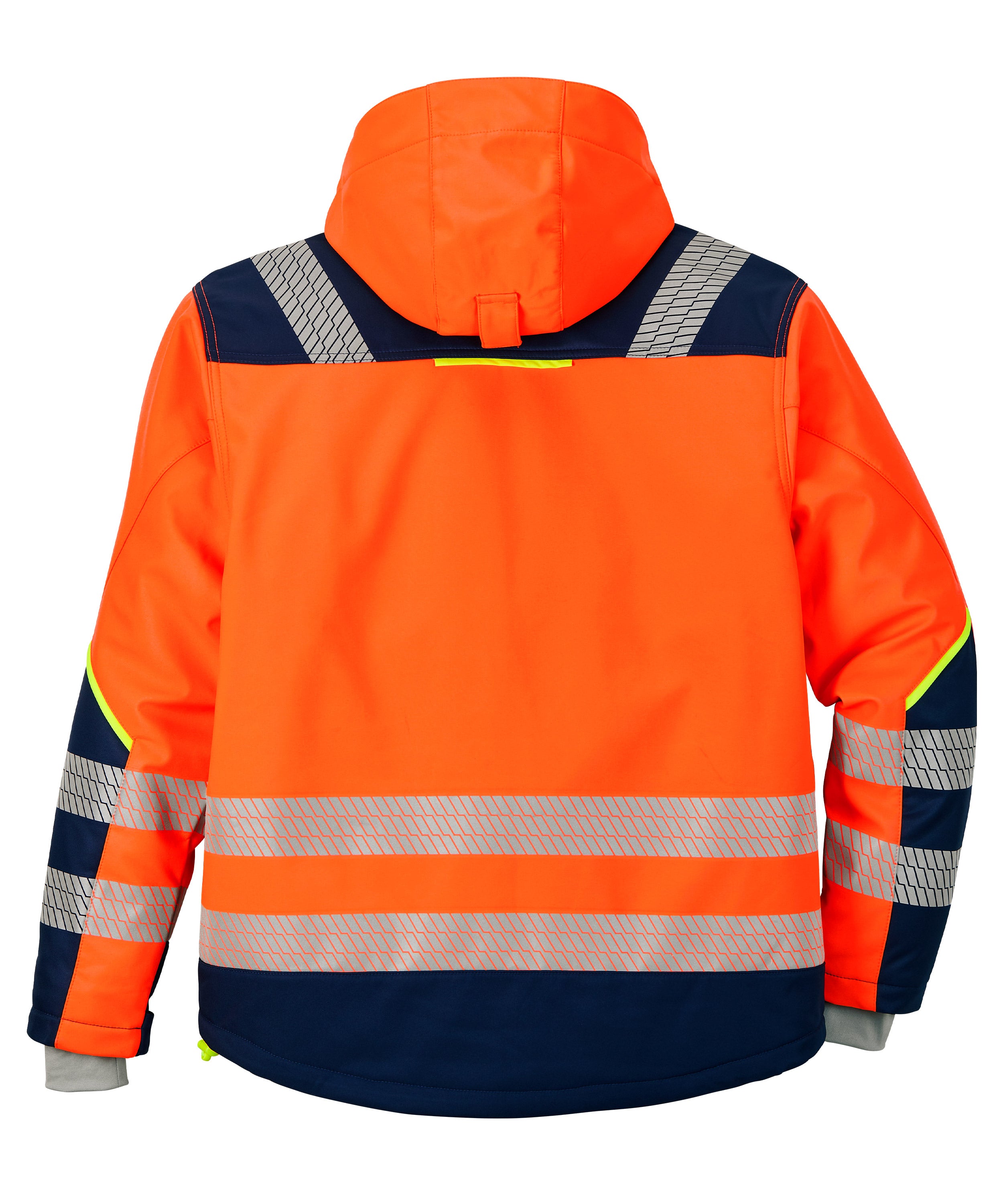 Warnschutz-Thermosoftshelljacke Safeness orange/navy