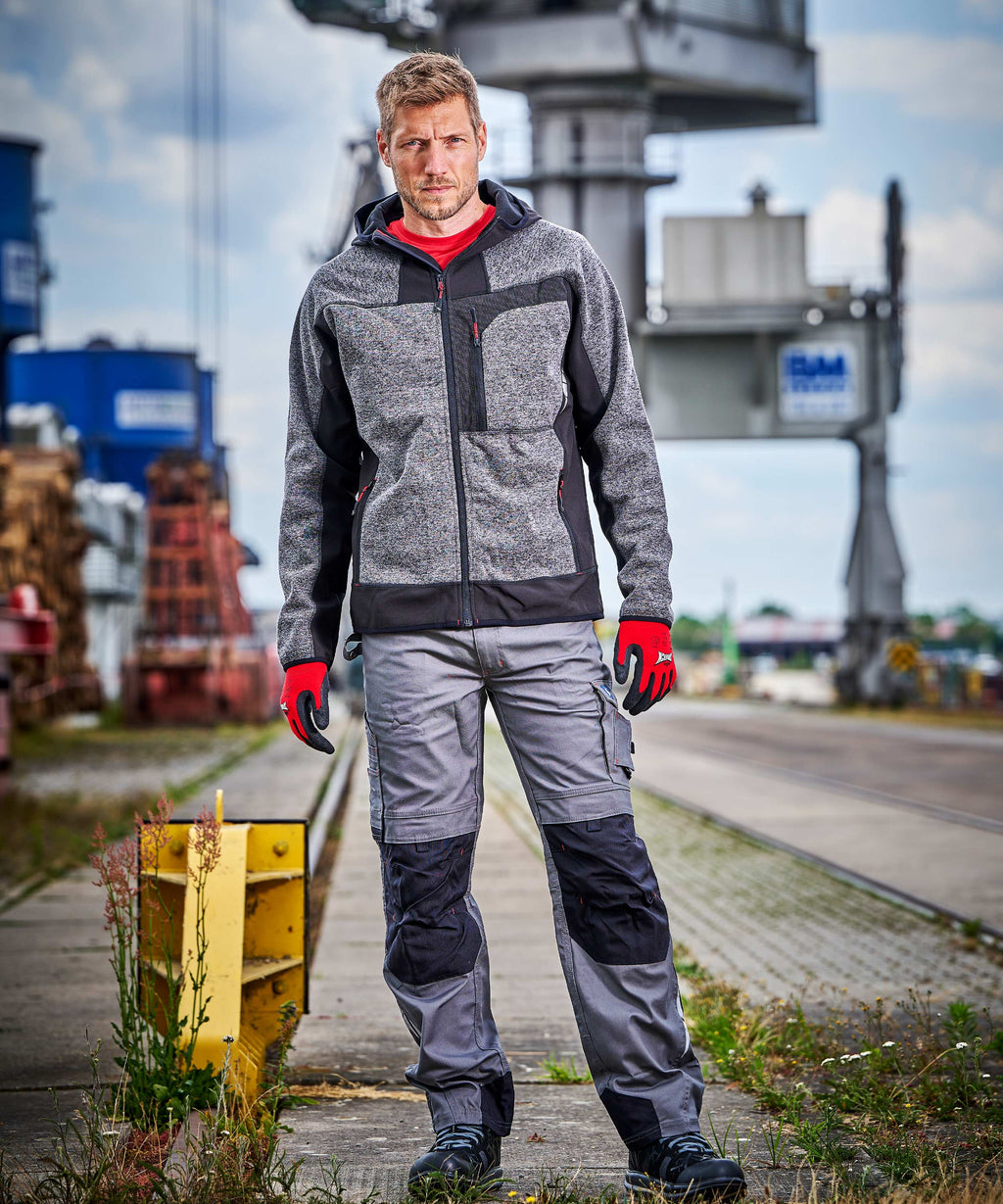 Professional Funktionsjacke grau-meliert/schwarz