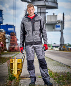 Professional Funktionsjacke grau-meliert/schwarz