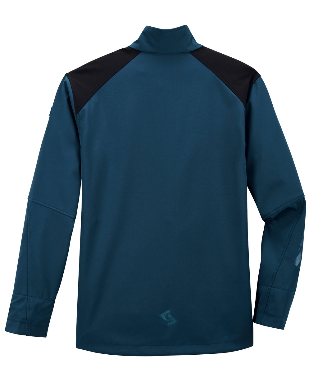Expansible Softshelljacke ocean-schwarz