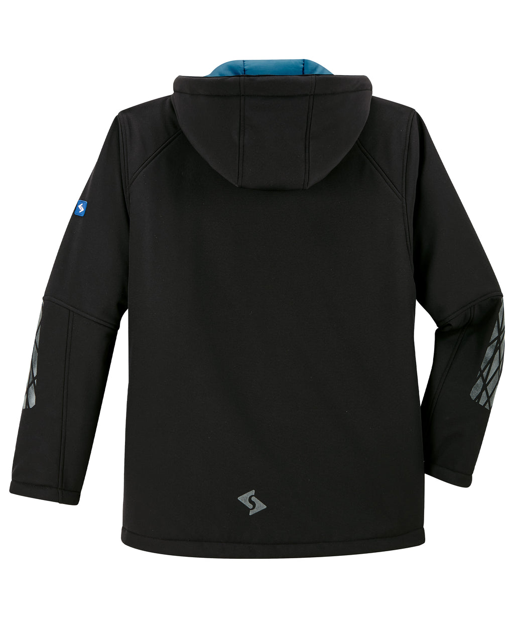 Expansible Thermo-Softshelljacke schwarz