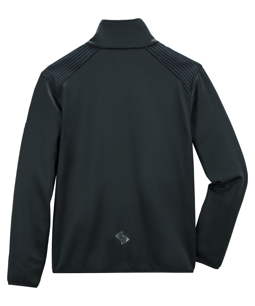 Expansible Fleecejacke schwarz