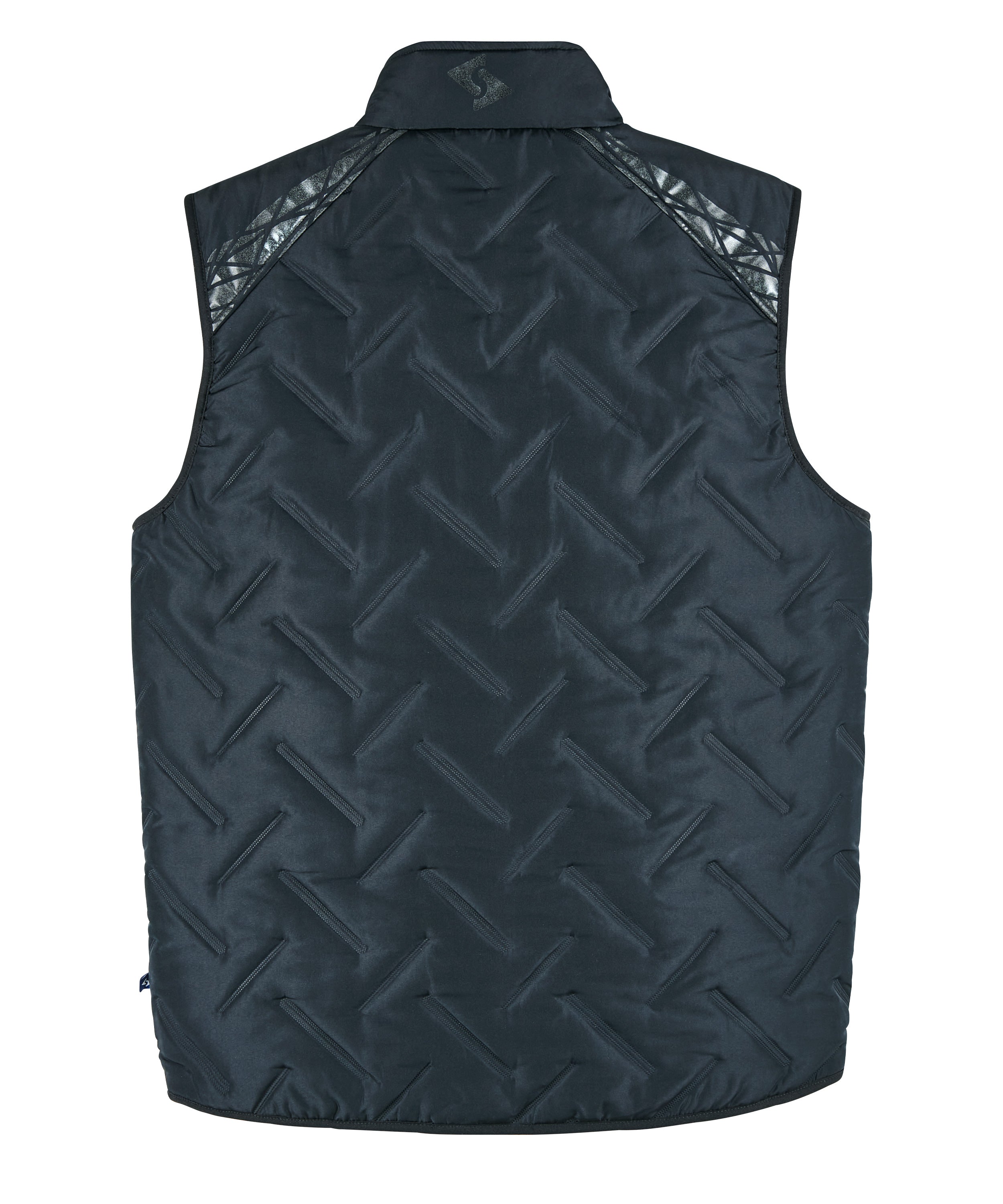Expansible Steppweste schwarz
