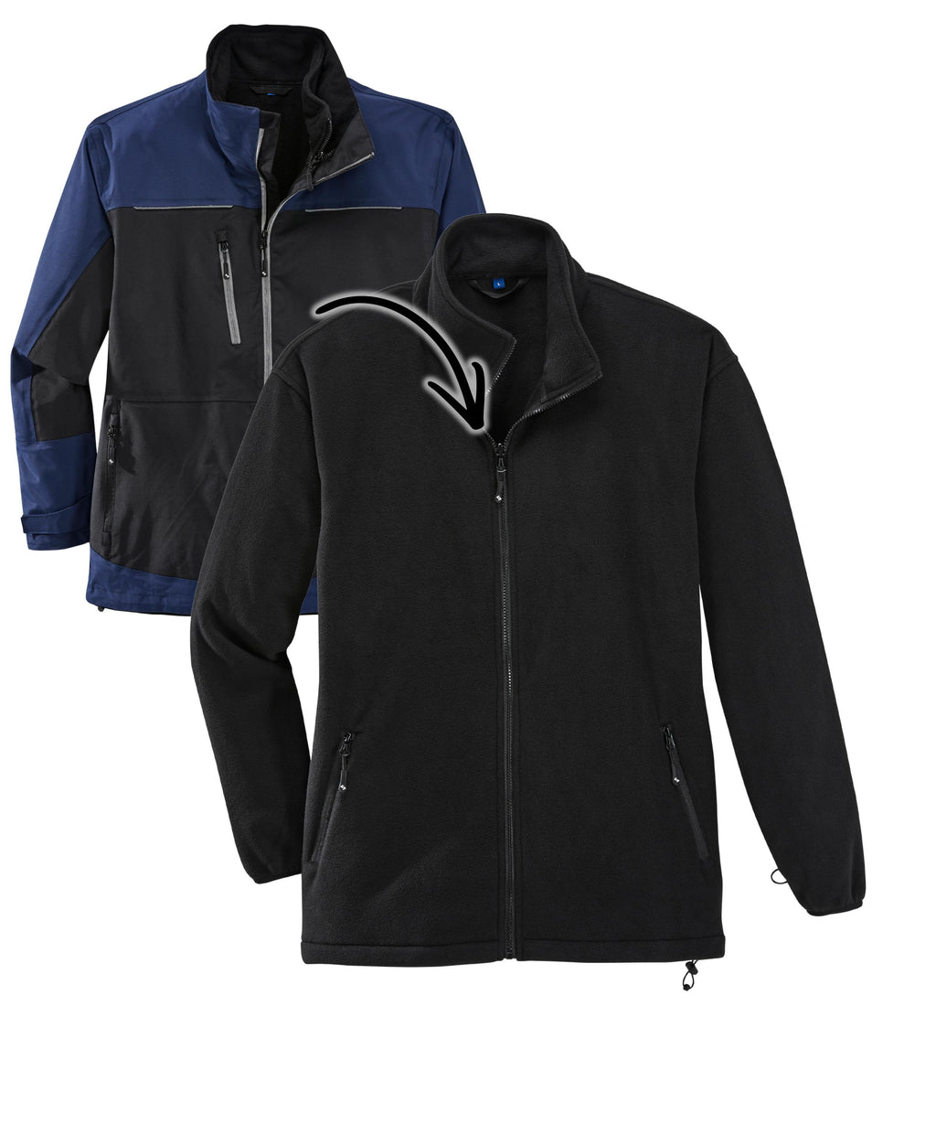 Active 3 in 1 Jacke schwarz/marine