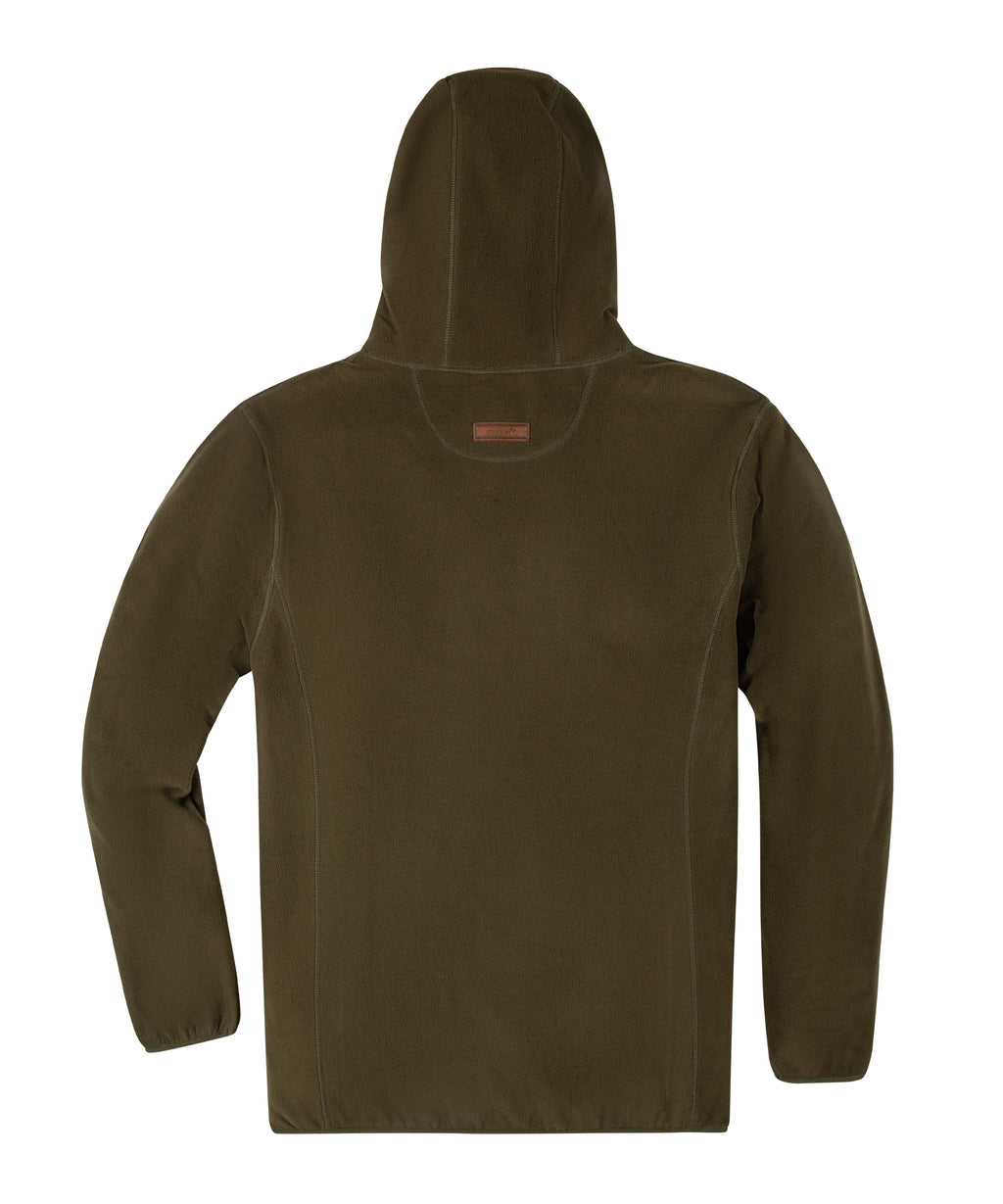 Fleecehoodie Buchhorn oliv