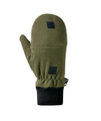 Fleece-Jägerhandschuh oliv/schwarz