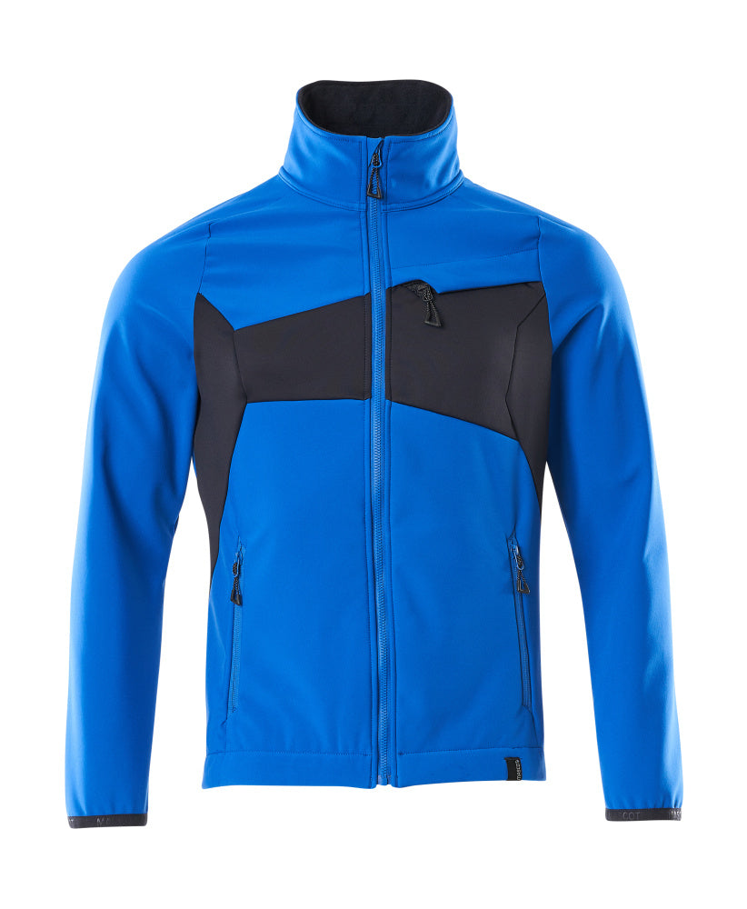 Mascot Soft Shell Jacke Accelerate Azurblau/Schwarzblau