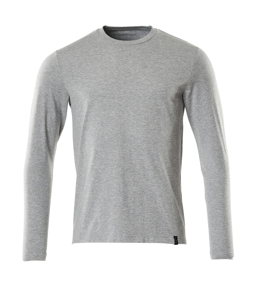 Mascot T-Shirt Langarm Crossover Grau-meliert