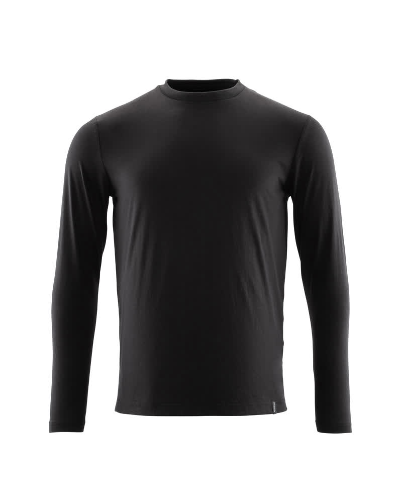 Mascot T-Shirt Langarm Crossover Vollschwarz