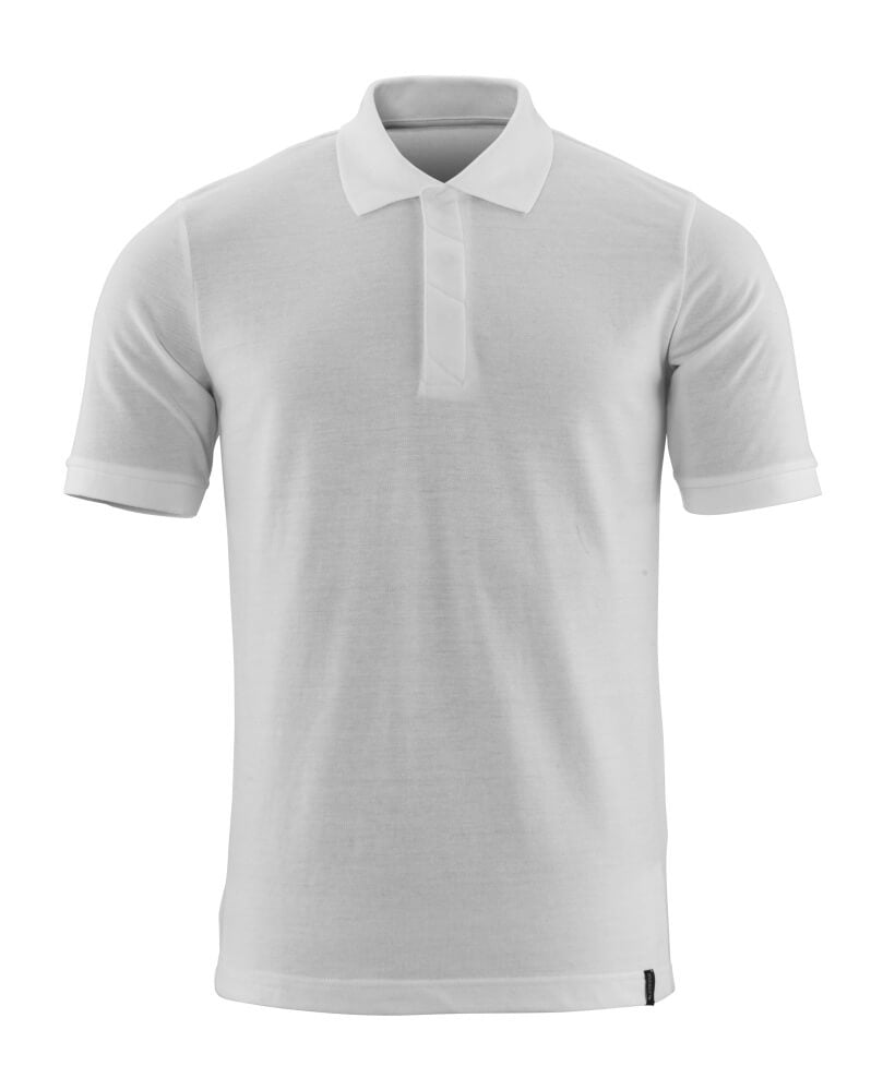 Mascot Polo-Shirt Crossover Weiß