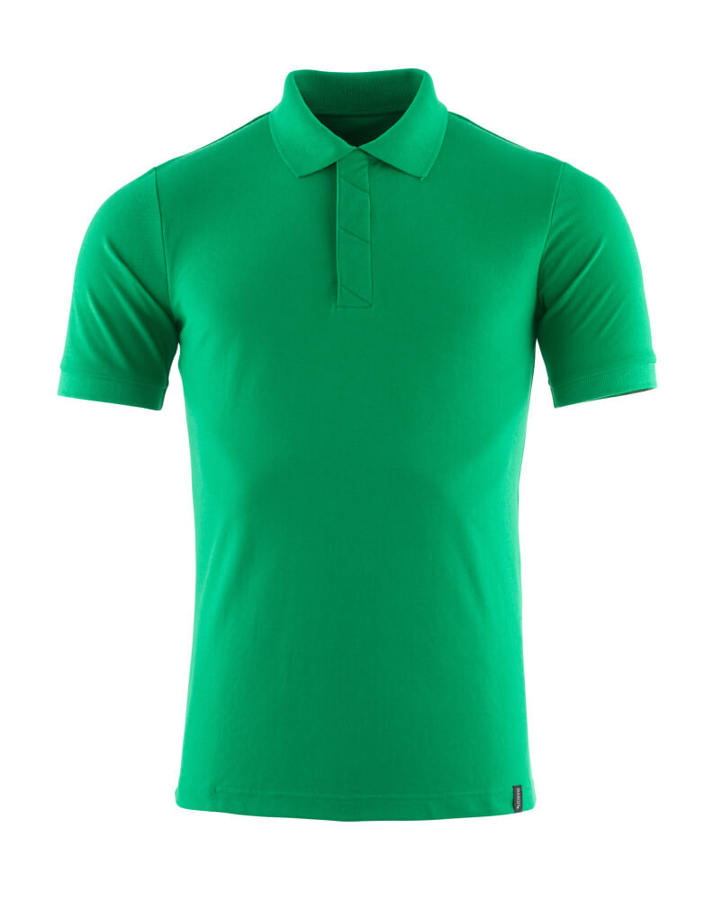 Mascot Polo-Shirt Crossover Grasgrün