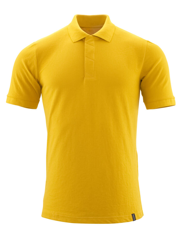 Mascot Polo-Shirt Crossover Currygelb