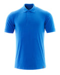 Mascot Polo-Shirt Crossover Azurblau