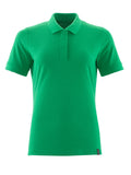 Mascot Polo-Shirt Crossover Grasgrün