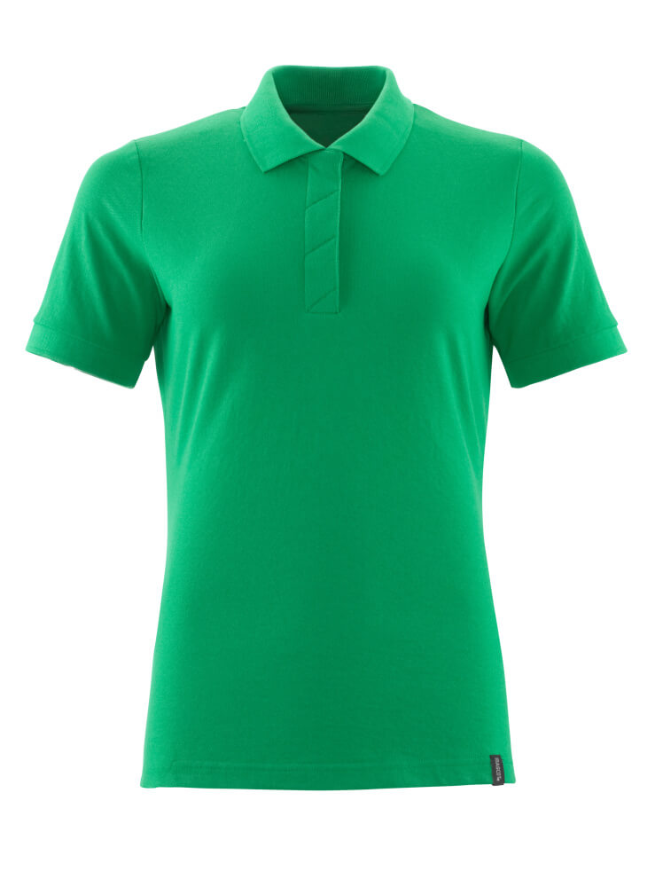 Mascot Polo-Shirt Crossover Grasgrün