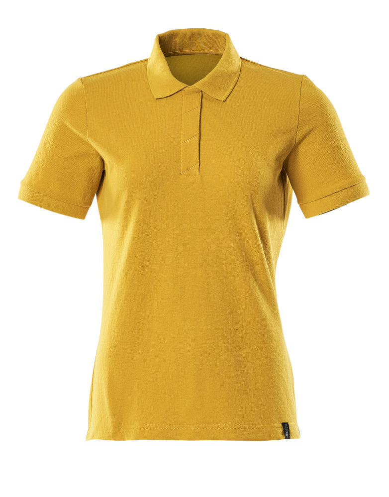 Mascot Polo-Shirt Crossover Currygelb