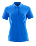 Mascot Polo-Shirt Crossover Azurblau