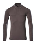 Mascot Polo-Shirt Langarm Crossover Dunkelanthrazit